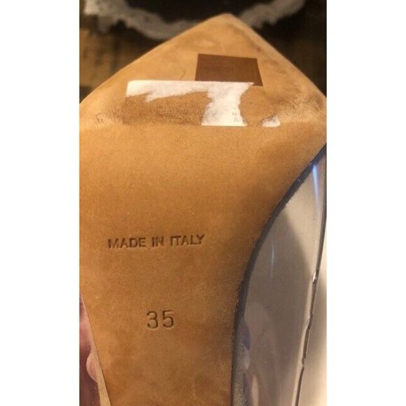 NIB $760 YEEZY SEASON 7 TRANPARENT BOMBA DE PVC TEMPORADA PUMPS SZ US 5 IT 35 - Picture 13 of 14